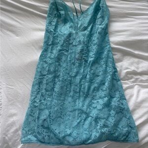 Vintage Victoria Secret Blue Lace Dress